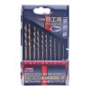 E-VALUE 10-Piece Titanium Iron Drill Set - ETDT-10HEX