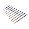E-VALUE 10-Piece Titanium Iron Drill Set - ETDT-10HEX