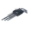 SK11 9-Piece Ball End Hex Key L-Wrench Set, Semi-Long - SLBW09ISL