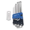 E-VALUE 9 Pc Short Head Ball End Hex Wrench Set ELSW09SL - 3