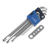 E-VALUE 9 Pc Short Head Ball End Hex Wrench Set ELSW09SL - 4