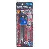 E-VALUE 9 Pc Short Head Ball End Hex Wrench Set ELSW09SL - 9
