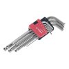 E-VALUE 9-Piece Ball End Hex Key L-Wrench Set, Semi-Long - ELBW09ISL