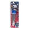 E-VALUE 9-Piece Extra Long Ball End Hex Key L-Wrench Set - ELBW09EL