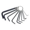 SK11 Japanese 10-Piece Hex Key L-Wrench Set - No.2