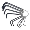 SK11 Japanese 10-Piece Hex Key L-Wrench Set - No.4