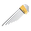 WISE Japanese Ball End Hex Key L-Wrench Set, Hard Chrome Plated - WLB330N-7S