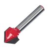 SK11 Tungsten Carbide Tipped Router Bit, V-Groove - 13 mm - SRB-24