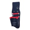 E-VALUE Tool Case with 4 Pockets - Black and Red - ETK-3T RD