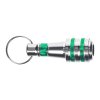 SK11 Japanese Quick Release Bit Holder with Key Ring, Green - SBH-G