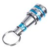 SK11 Japanese Quick Release Bit Holder with Key Ring, Blue - SBH-B