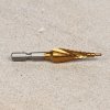 SK11 TiN-Coated HSS Spiral Step Drill Bit - SSD-4