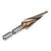 SK11 TiN-Coated HSS Spiral Step Drill Bit - SSD-4