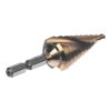SK11 TiN-Coated HSS Spiral Step Drill Bit - SSD-2