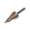 SK11 TiN-Coated HSS Spiral Step Drill Bit - SSD-2