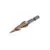 SK11 TiN-Coated HSS Spiral Step Drill Bit - SSD-1