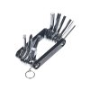 E-VALUE 10-Piece Folding Hex Wrench and Screwdriver Bit Set - EFHW210B