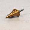 SK11 TiN-Coated HSS Spiral Step Drill Bit - SSD-6