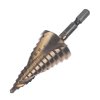 SK11 TiN-Coated HSS Spiral Step Drill Bit - SSD-6