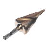 SK11 TiN-Coated HSS Spiral Step Drill Bit - SSD-6