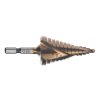 SK11 TiN-Coated HSS Spiral Step Drill Bit - SSD-6
