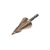 SK11 TiN-Coated HSS Spiral Step Drill Bit - SSD-3