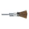 SK11 Crimped Brass Wire End Brush with 6 mm Round Shank - 15 mm