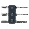 SK11 3-Piece Stubby Taper Drill Bit Set - 3.0, 4.0, and 5.0 mm