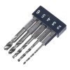 E-VALIE 4-Piece Stubby Metal Drill Bit Set - ESTD-5HEX