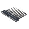 E-VALUE 10-Piece Stubby HSS-Co Drill Bit Set - ESSD-10HEX
