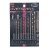 E-VALUE 10-Piece Metal and Masonry Drill Bit Set - ECD-10HEX