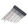 E-VALUE 10-Piece Metal and Masonry Drill Bit Set - ECD-10HEX