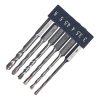 E-VALUE 6-Piece Multi Construction Drill Bit Set - EMD-6HEX