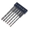 E-VALUE 6-Piece Multi Construction Drill Bit Set - EMD-6HEX
