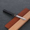 NAGAO KANEKOMA Higonokami Japanese Folding Knife, Black Water Splash Handle