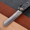 NAGAO KANEKOMA Higonokami Japanese Folding Knife, Black Water Splash Handle