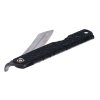 NAGAO KANEKOMA Higonokami Japanese Folding Knife, Black Water Splash Handle