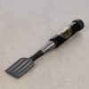 IOROI Oire Japanese Bench Chisel, 4 Line Hollow Ground, 36mm, Ebony Handle - 3