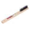SK11 Japanese Wire Brush with Wooden Handle, 3 Rows - No.1