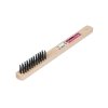 SK11 Japanese Wire Brush with Wooden Handle, 3 Rows - No.1