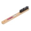 SK11 Japanese Wire Brush with Wooden Handle, 4 Rows - No.2