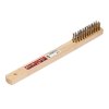 SK11 Japanese Wire Brush with Plated Bristles and Wooden Handle - No.100