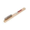SK11 Japanese Wire Brush with Plated Bristles and Wooden Handle - No.100