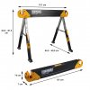 Toughbuilt C650 Sawhorse/Jobsite Table, 1 pair