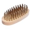 SK11 Japanese Oval Wire Brush with Plated Bristles, 6 Rows - No.103
