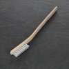 SK11 Japanese Thick Nylon Wire Brush with Curved Bamboo Handle - No.122