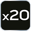 20x