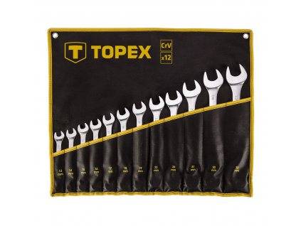 očkoploché klíče sada 13 32 mm 12ks topex