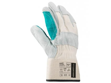 Kombinované rukavice ARDONSAFETY/MARY 10,5/XL-2XL (Barva Šedá, Velikost 12)