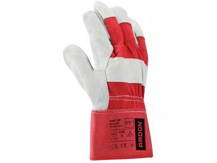 Kombinované rukavice ARDON®TOP UP 09/L (Barva Červená, Velikost 13)